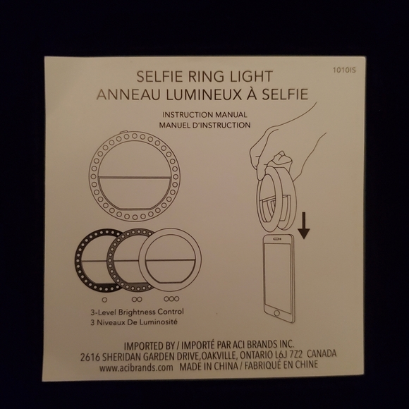 📣5 for $20!📣 Perfect Solutions Selfie LED Light NWT - Picture 7 of 7